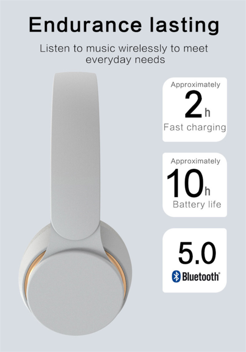 Bluetooth Headphones w/ Mic