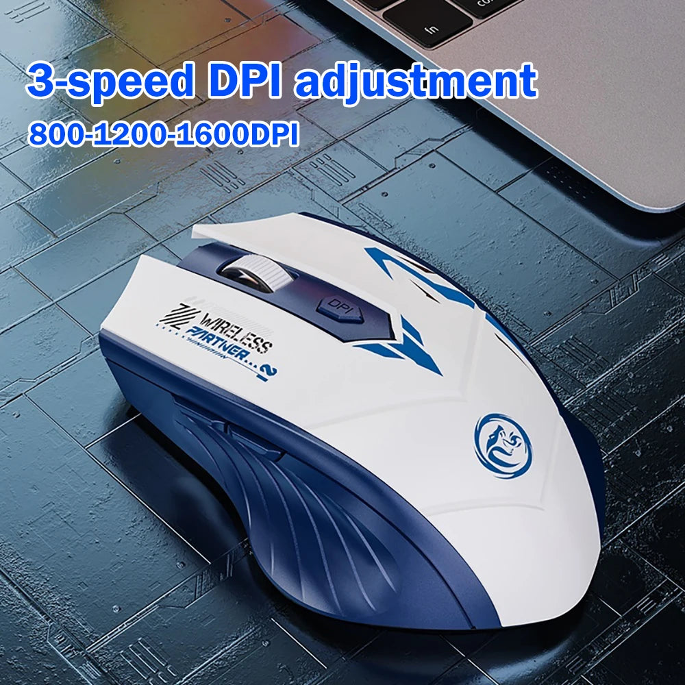 Dual-Mode 2.4GHz Wireless Mouse - Bluetooth 5.4