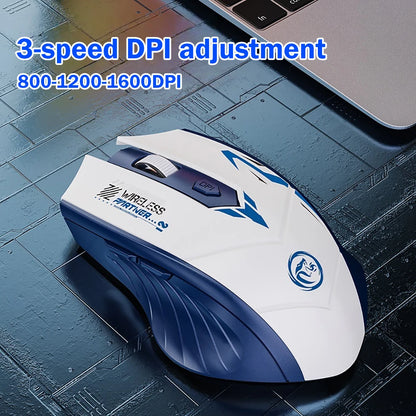 Dual-Mode 2.4GHz Wireless Mouse - Bluetooth 5.4