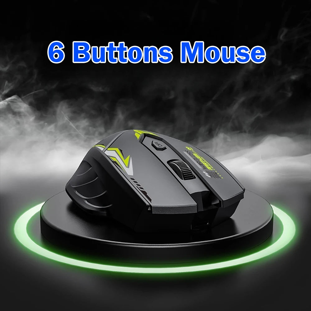 Dual-Mode 2.4GHz Wireless Mouse - Bluetooth 5.4