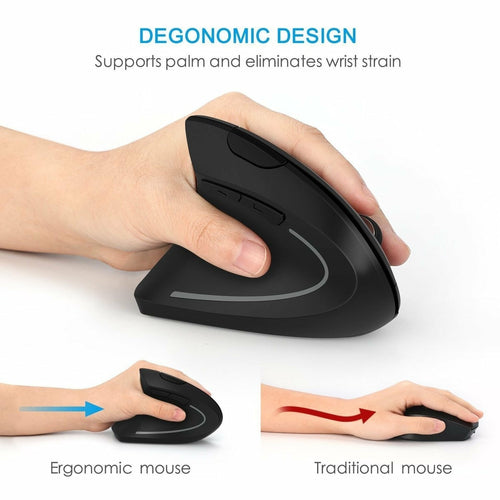 2.4GHz Wireless Ergonomic Vertical Mouse
