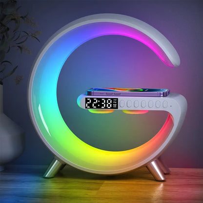 Smart Atmosphere Lamp, Speaker, Clock, & Charger