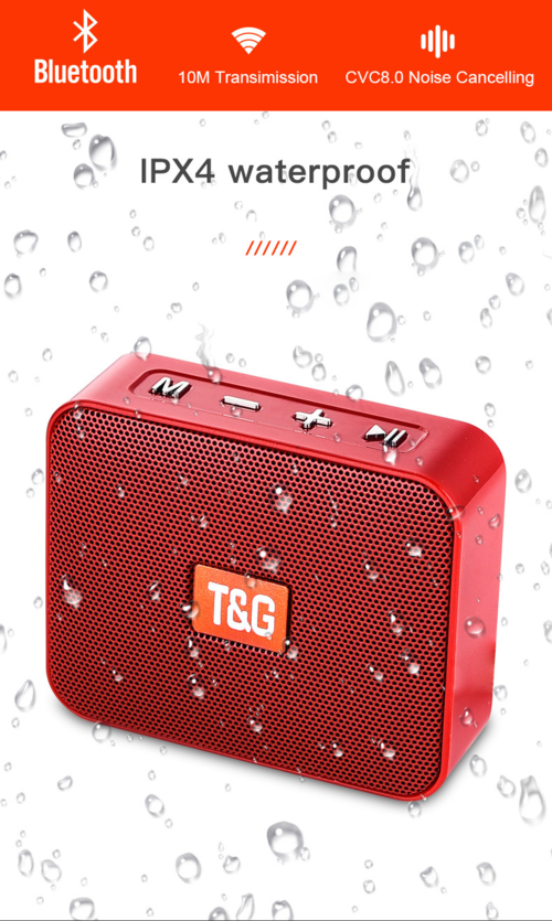 TG Mini Stereo Bluetooth Speaker w/ TF & FM