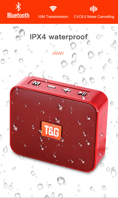 TG Mini Stereo Bluetooth Speaker w/ TF & FM