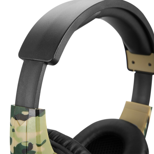 Camouflage Wired Gaming Headset w/Mic