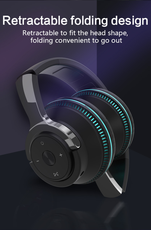 LED Bluetooth Headset w/ Mic