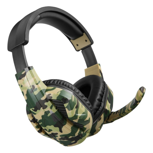Camouflage Wired Gaming Headset w/Mic