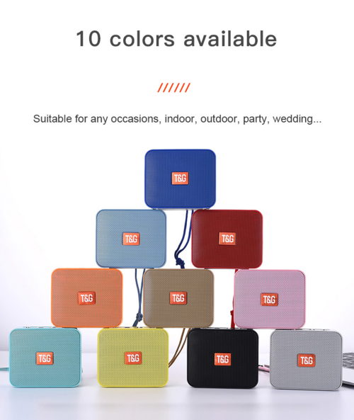 TG Mini Stereo Bluetooth Speaker w/ TF & FM