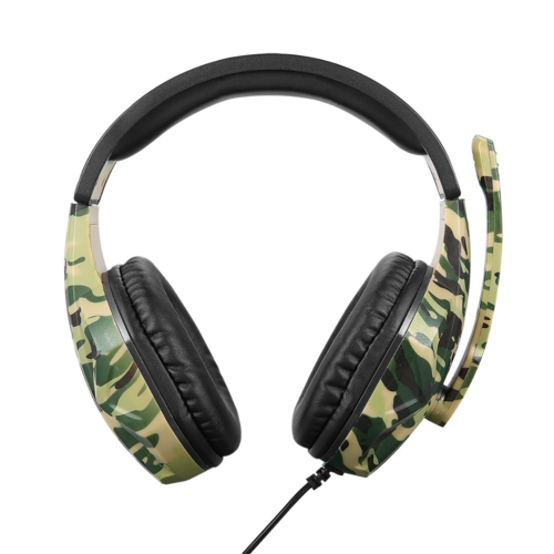 Camouflage Wired Gaming Headset w/Mic