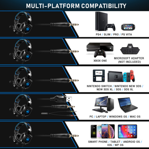 Stereo Gaming Headset w/ Mic