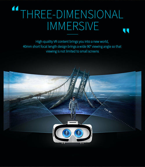 Magic G6 Smartphone VR Headset w/ Built-In Headphones