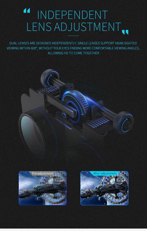 Magic G6 Smartphone VR Headset w/ Built-In Headphones