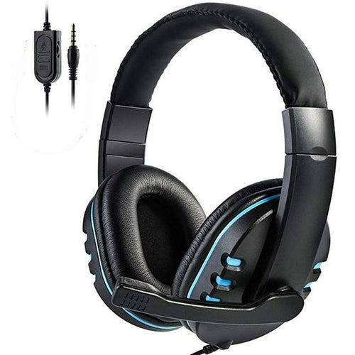 Dragon Space G3600 Wired Stereo Gaming Headset w/ Noise-Cancelling Microphone (Red & Blue)