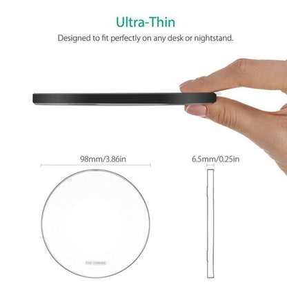 Dragon W9 30W Wireless Charging Pad — Ultra-Slim, USB-C, Qi Compatible